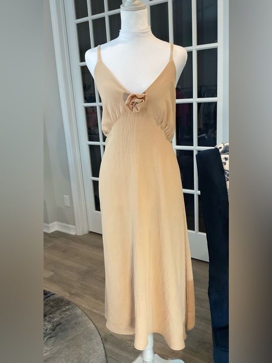 New Fashion Dresses & Skirts - NWT New Fashion Rosette Slip Maxi Dress Smocked Back in Off-White - Size 3X